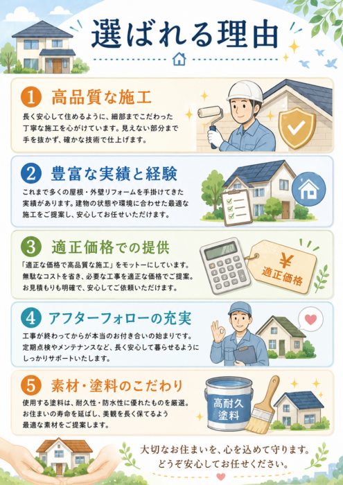選ばれる理由